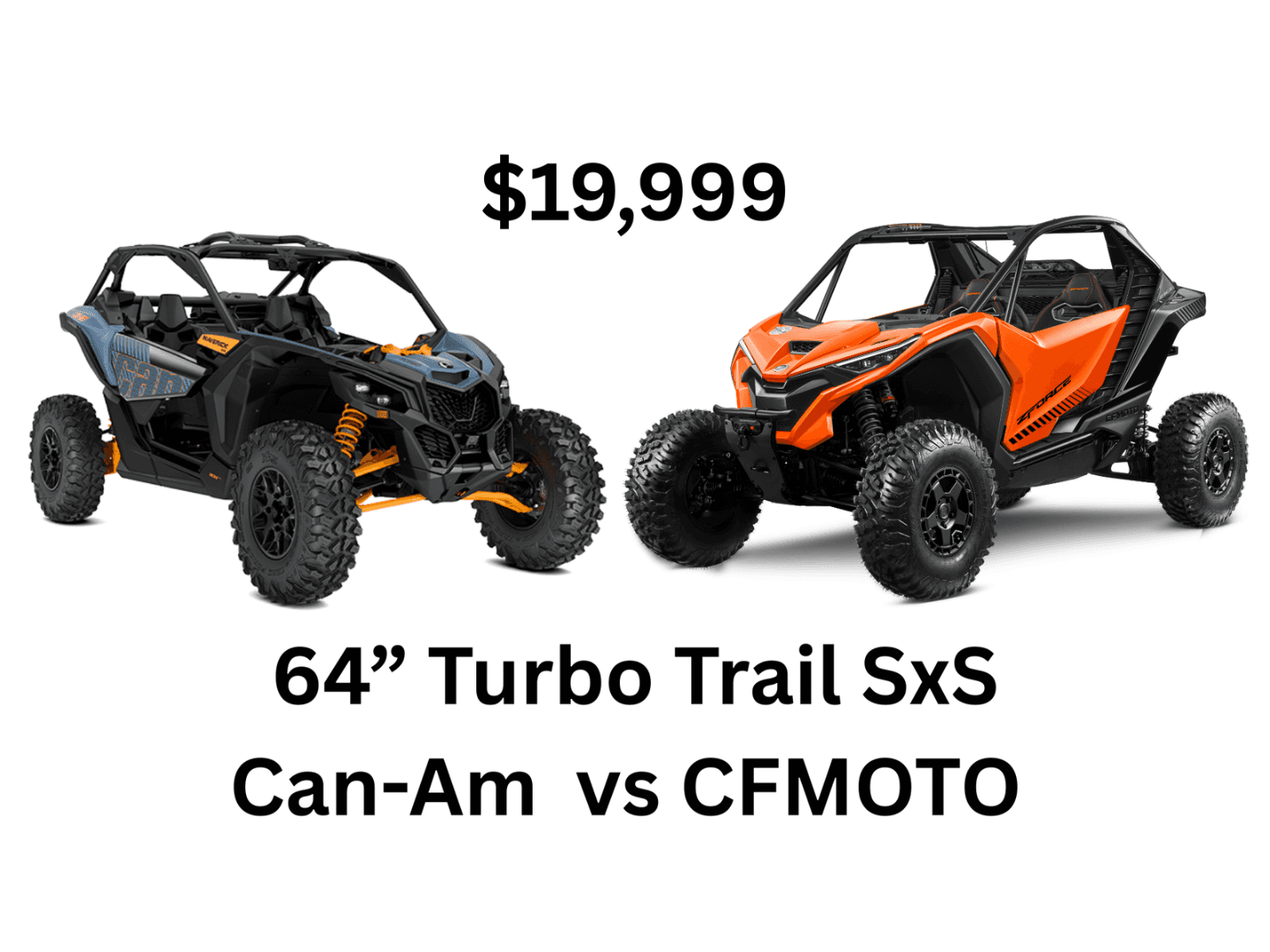CFMOTO ZFORCE Z10 vs. Can-Am Maverick X3 DS: A 64-Inch Trail Showdown